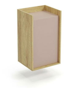 Ormarić Mozelle 1D (hikor + ružičasta)