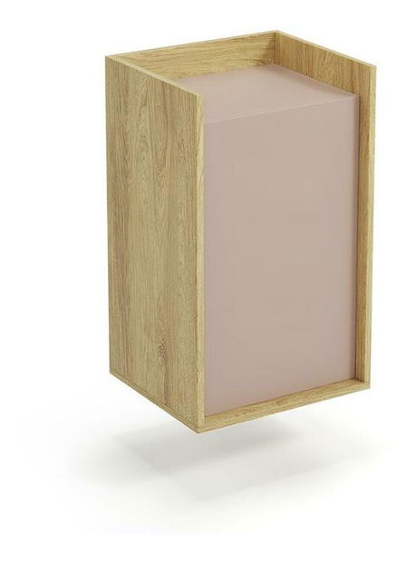 Ormarić Mozelle 1D (hikor + ružičasta)