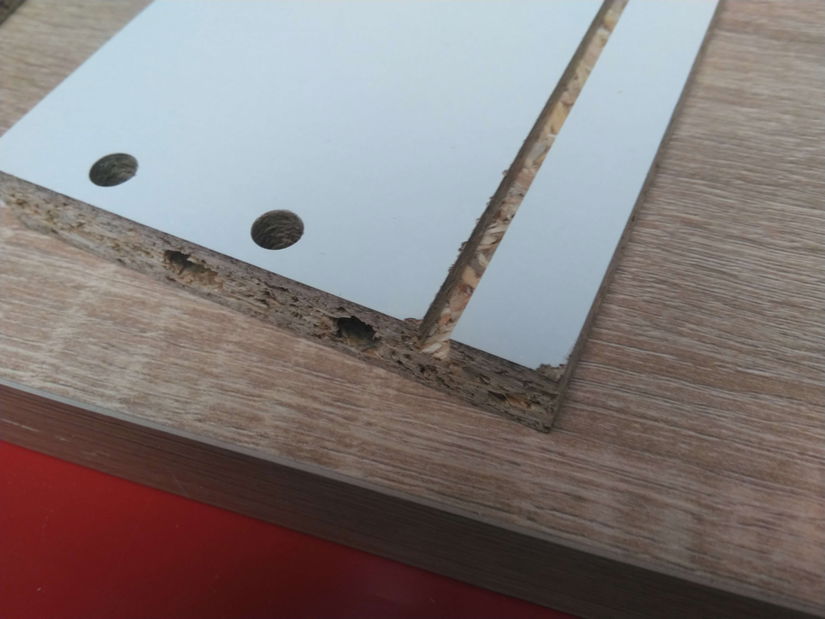 Dolná kuchynská skrinka Ozara SZ40 SZ1 (biela + červený lesk) *bazár