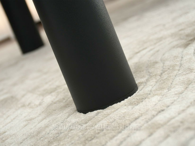 Masă sufragerie Telefonico (marmură + negru)