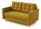 Kétszemélyes kanapé Jennifer (mustár)