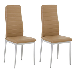 Set 2 scaune de sufragerie Collort nova (caramel) *resigilat