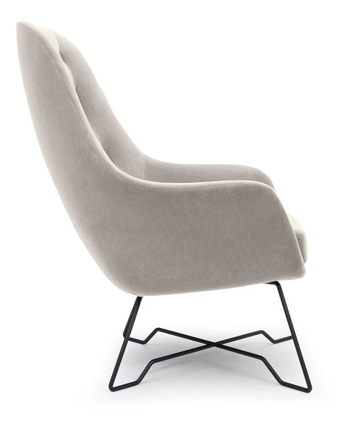 Fotoliu Eliah (gri deschis)