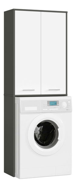 Skrinka nad práčku Fulgor 180 (grafit + biela)