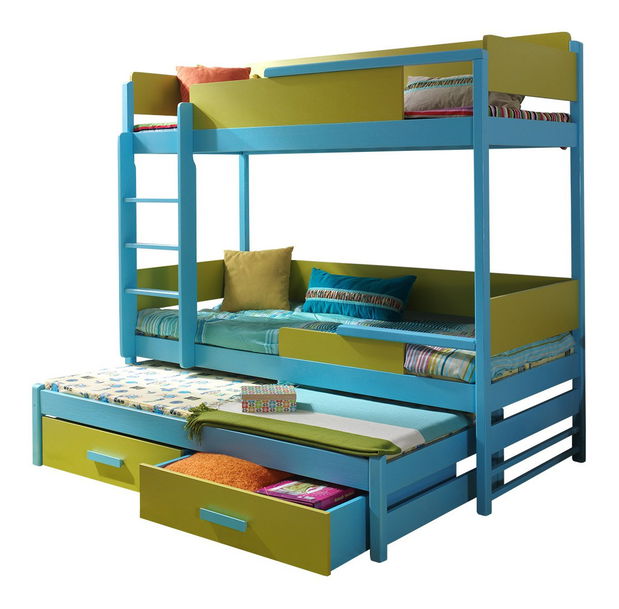 Krevet na kat Spider 2 (bijela + siva)