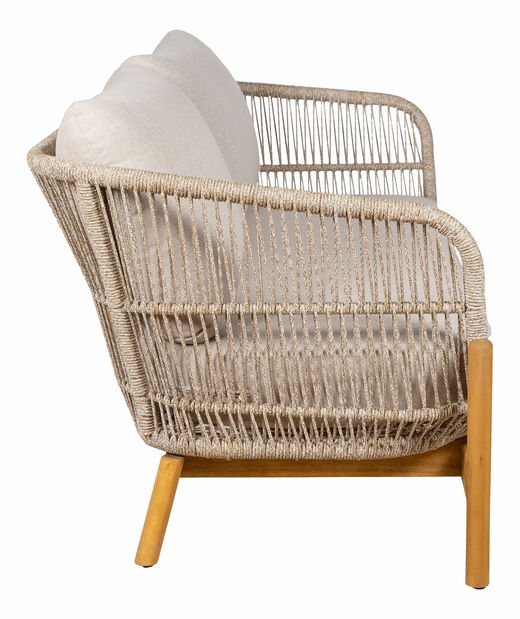 Lavička Taleria 2 (hnedá + béžová)