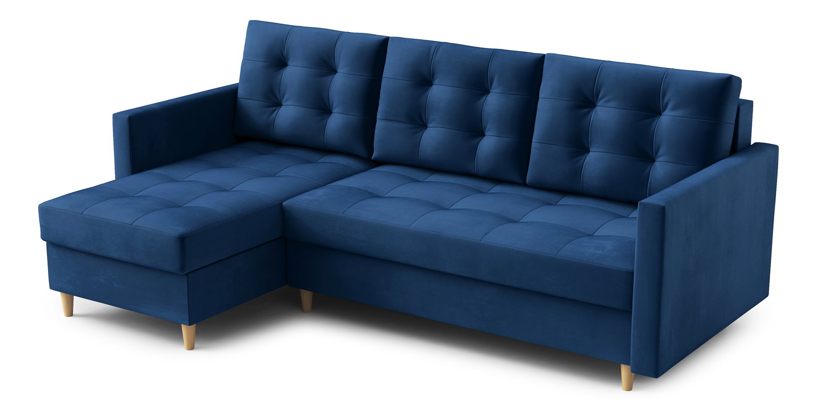 Kutna garnitura Divas (L) (tamnoplava)