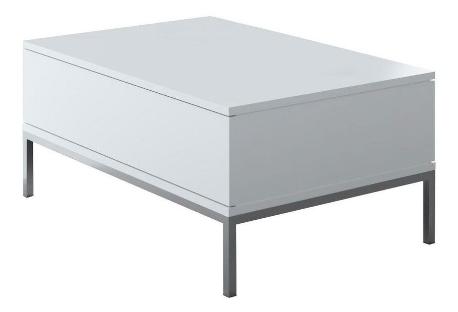 Stolić za kavu Lurde (bijela + srebrna)