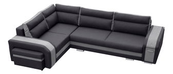 Sarokkanapé Asperata (sötétszürke + világosszürke) (B)