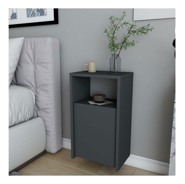 Zidni noćni stolić Cerlono (antracit)