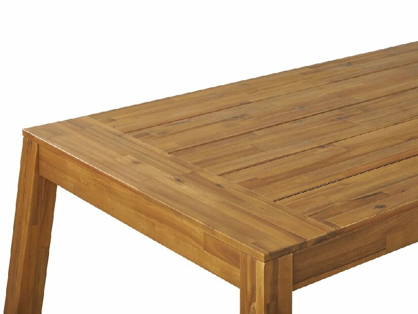 Záhradný stôl Livza (svetlé drevo)