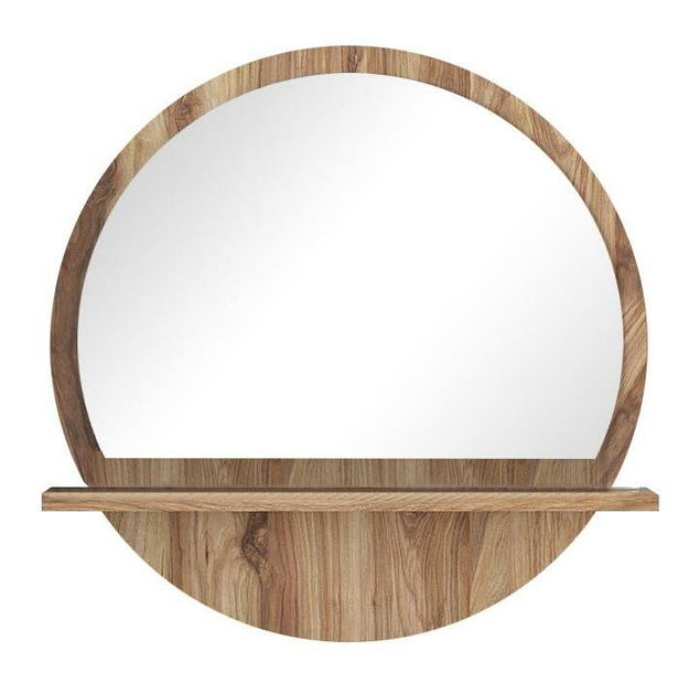 Dekoratívne zrkadlo Tupaso 2 (orech) 