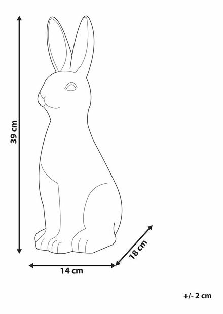 Ukrasna figura Paiza (bijela)