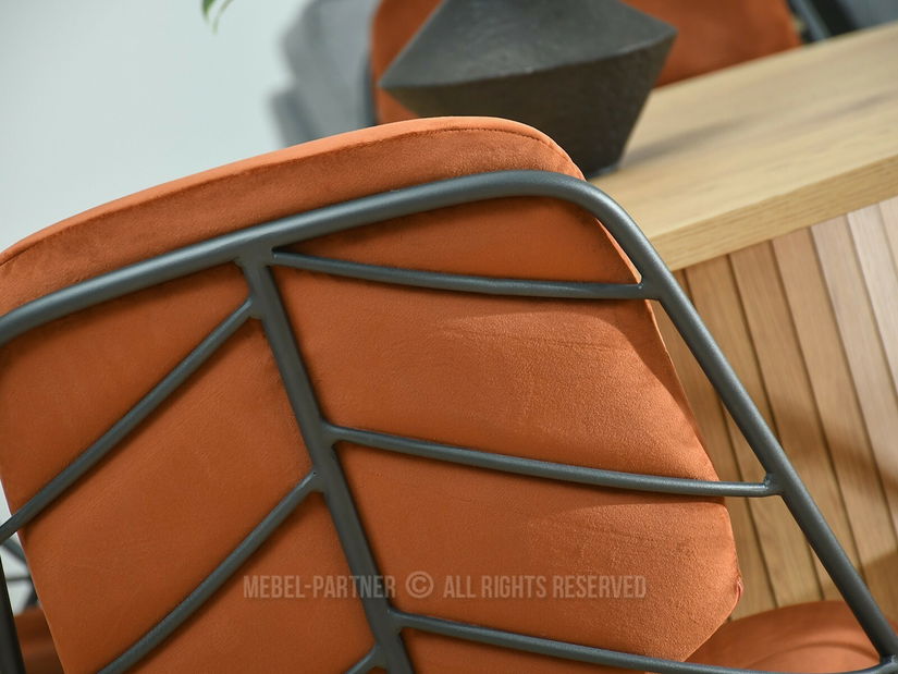 Stolička Brooklyn (medená + čierna)