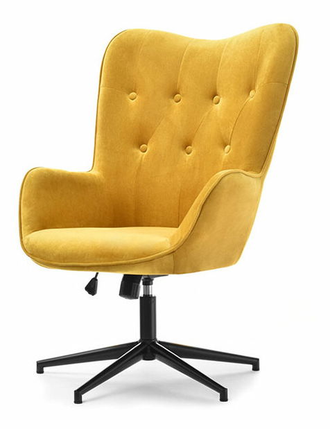 Kreslo Truni (žltá + čierna)