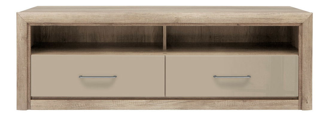 TV asztal Koen 2 RTV2S/143 (tölgy canyon monument + fényes homokszürke)