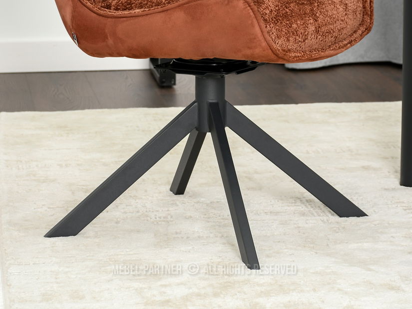 Stolica Nanny (bakar + crna)