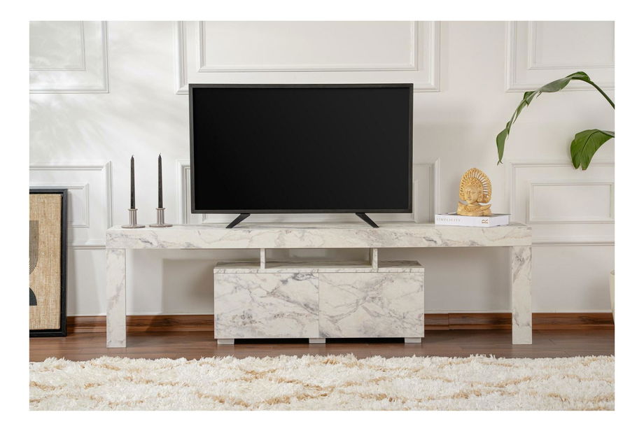TV asztal/szekrény Endlava (frézia márvány)