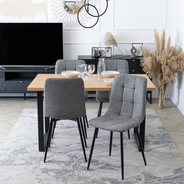 Blagovaonska stolica Permite 2 (siva) 