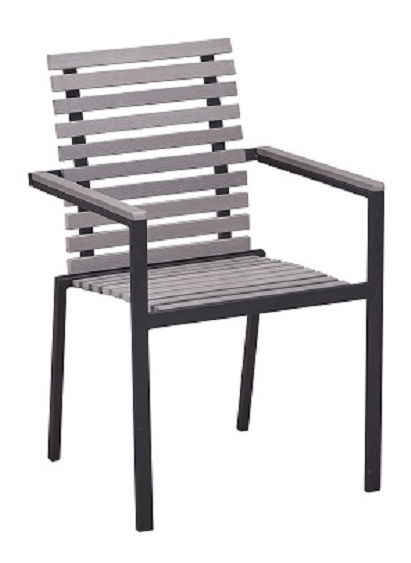 Záhradný nábytok Ronin 1+2 (svetlosivá + čierna)