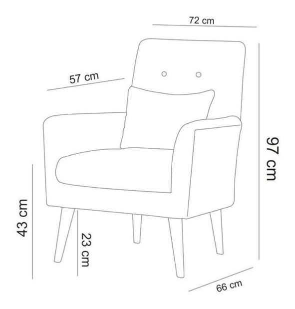 Fotel Zendaya (zöld)