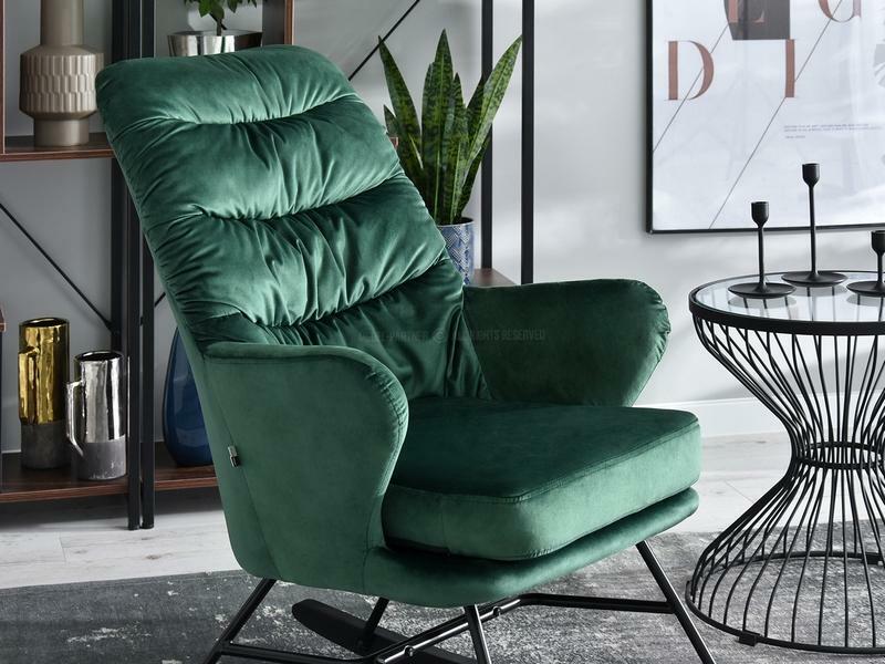 Fotoliu Lusil (verde + negru)