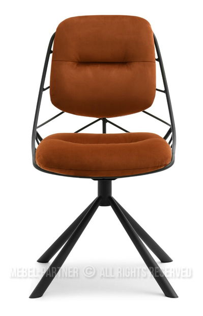 Stolica Brooklyn (bakar + crna)