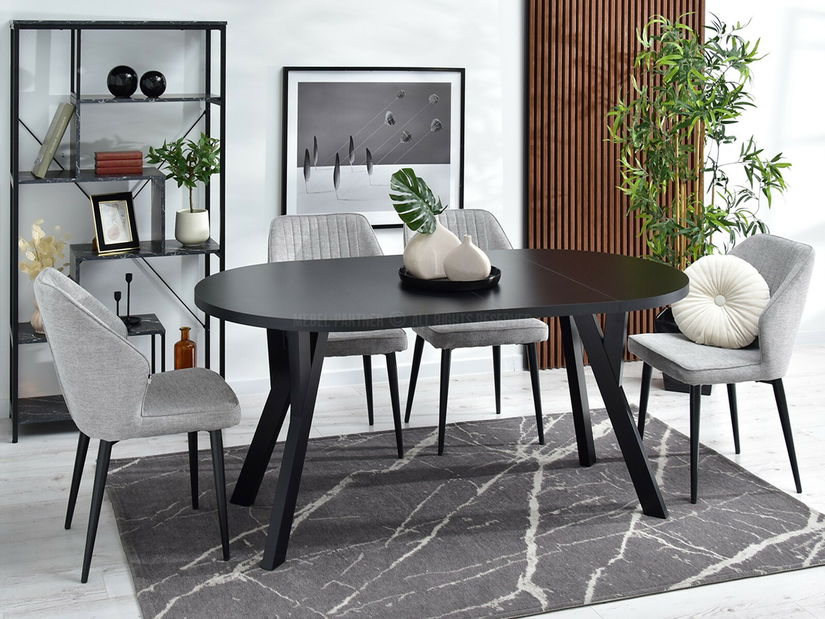 Masă sufragerie Bulgaria (negru)