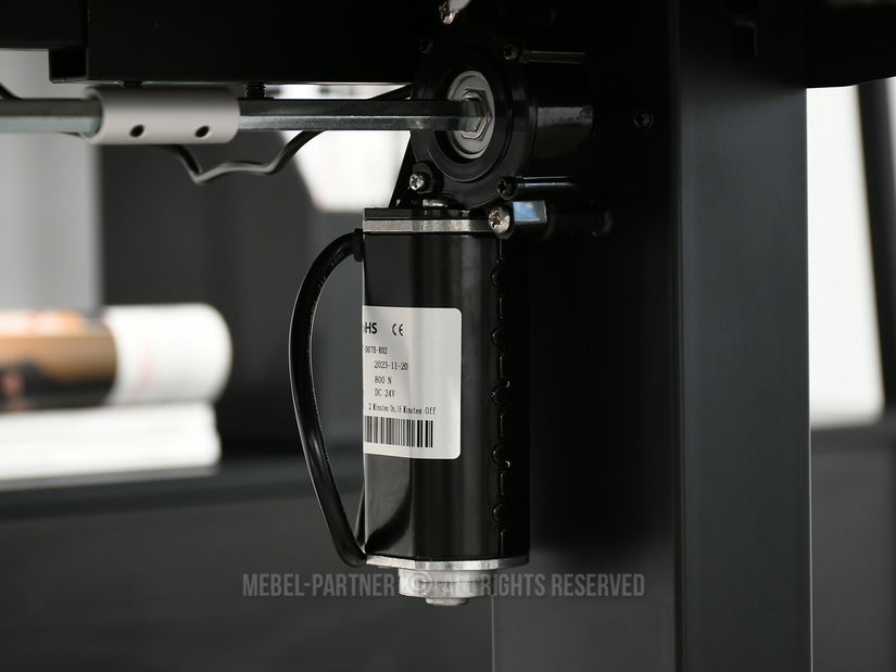 Masă PC Osto 120 (nuc + negru)