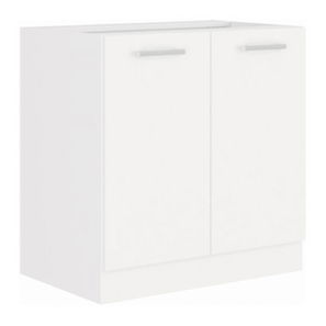 Dulap inferior Strolis 80 D 2F BB (alb)