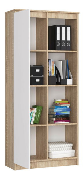 Raft Rehana II (Stejar sonoma + Alb )