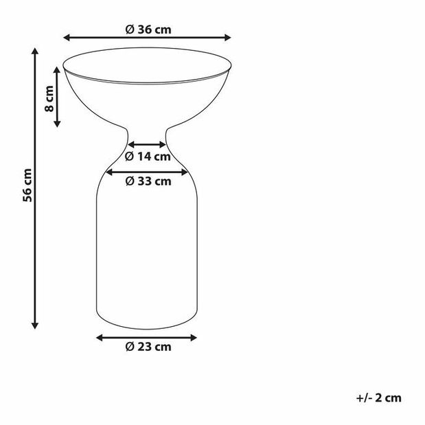 Príručný stolík Costa (zelená)