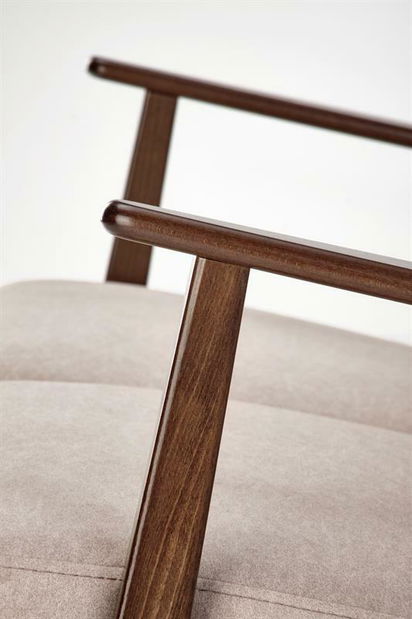 Kétszemélyes kanapé Milian 2 (bézs + dió)