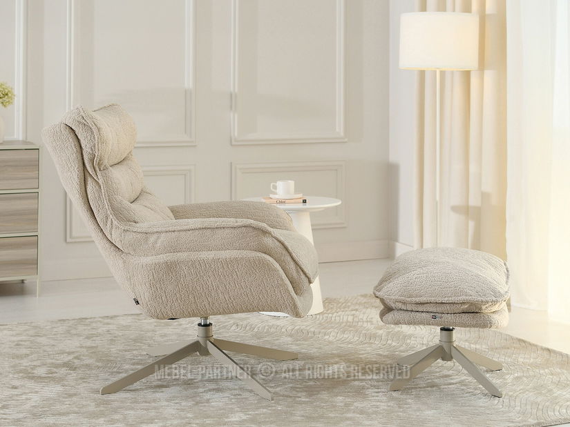 Fotoliu relax Karenteno (bej)