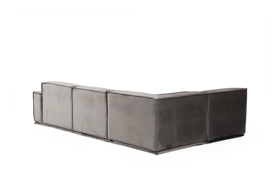 Rohová sedačka Legaletta 7 (sivá) (L)