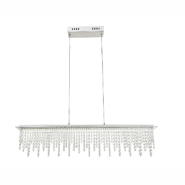 Závesné svietidlo LED Scala 68405-24H (chróm + priehľadná)