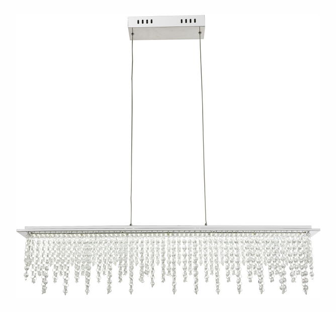 Függesztett lámpa LED Scala 68405-24H (króm + átlátszó)