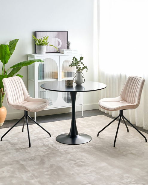 Set 2 ks jedálenských stoličiek Navza (béžová)