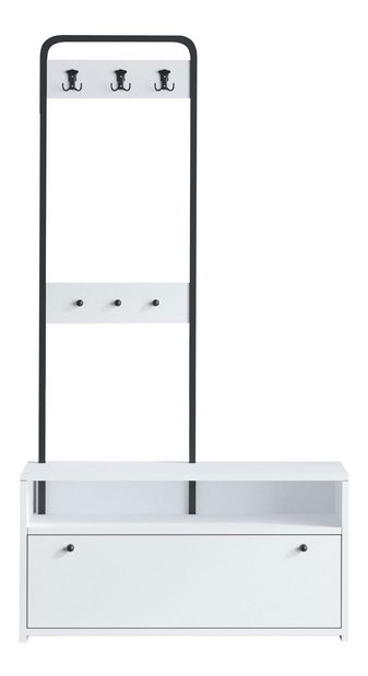 Előszoba szett Aliex 14 (fehér + fekete)