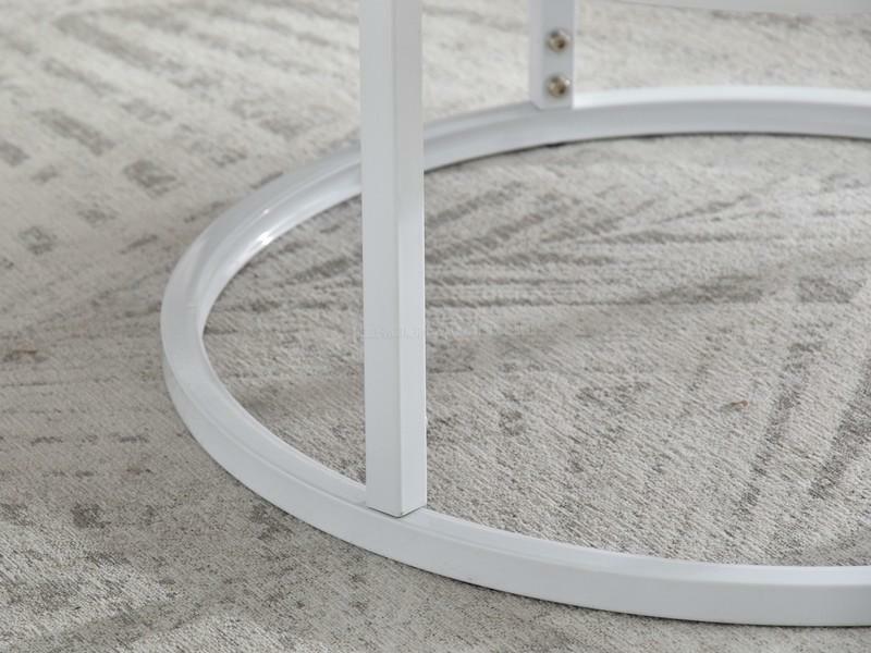 Măsuță de cafea Kolja Zest Xl (alb)