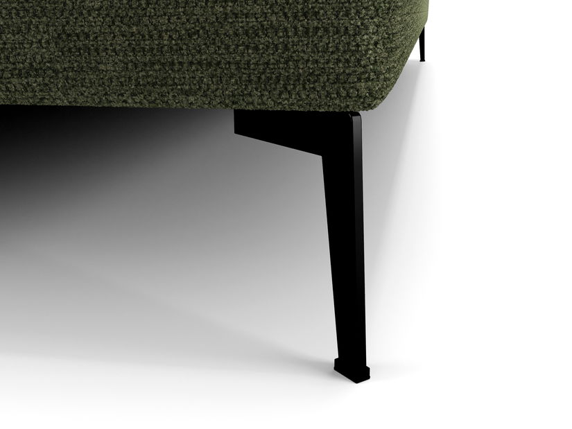 Jednolôžková posteľ 80 cm Infernus Comfort (tmavozelená) (s roštom, s úl. priestorom)