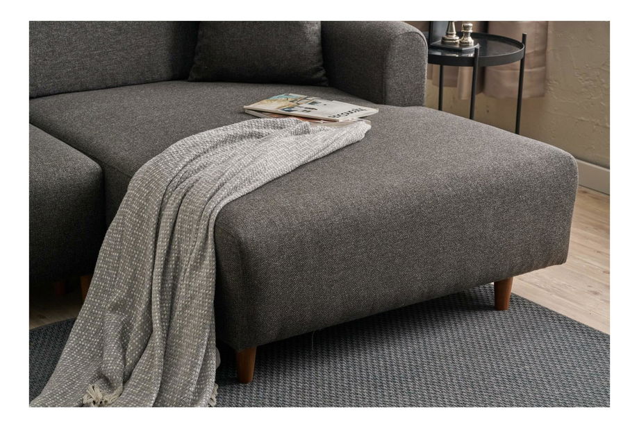 Sarok ülőgarnitúra Minty (J) (antracit)