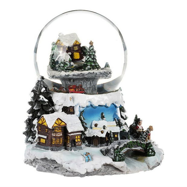 Hógömb téli táj SN7701 (sokszínű)