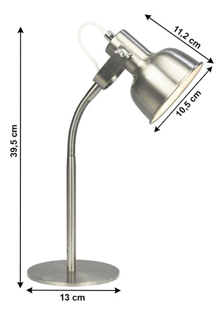 Lampă de masă Avril 1 (mat niclu)
