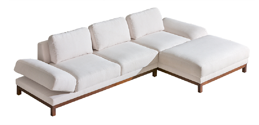 Canapea futon Woodrow (Alb) (D)