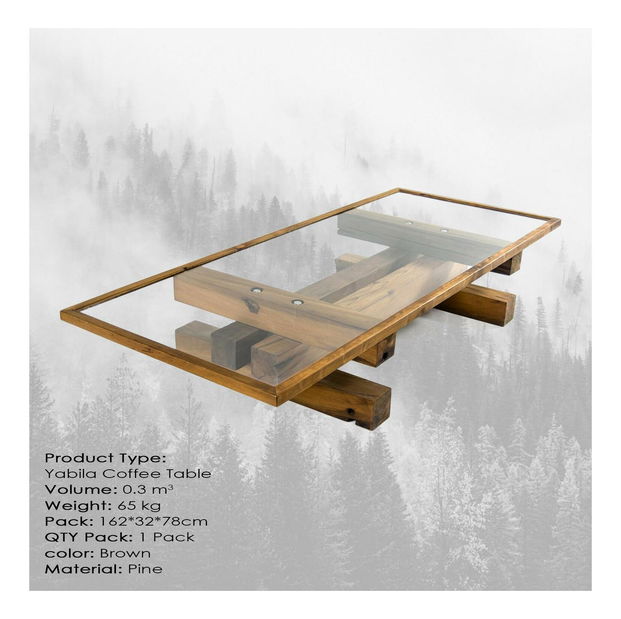 Konferenčný stolík Menodu (hnedá) 