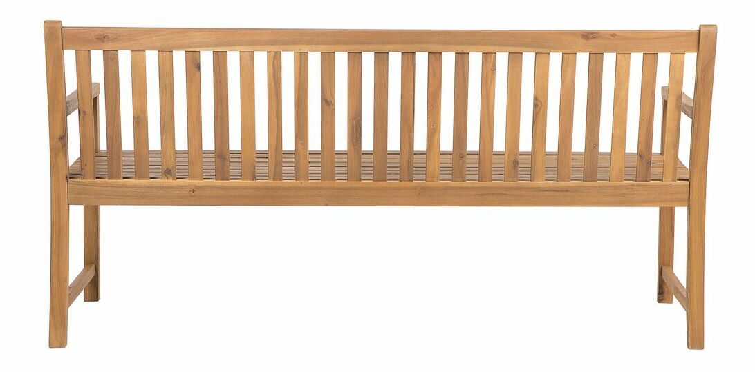 Záhradná lavica 180 cm Vestfold (svetlé drevo)