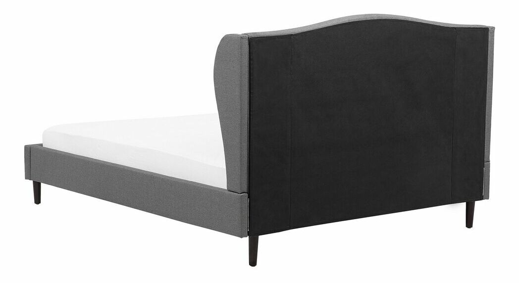 Franciaágy 160 cm COLLETTE (ágyráccsal) (szürke)