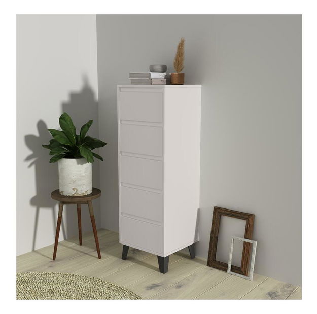 Comodă Brisas 4 (cashmir + negru) 