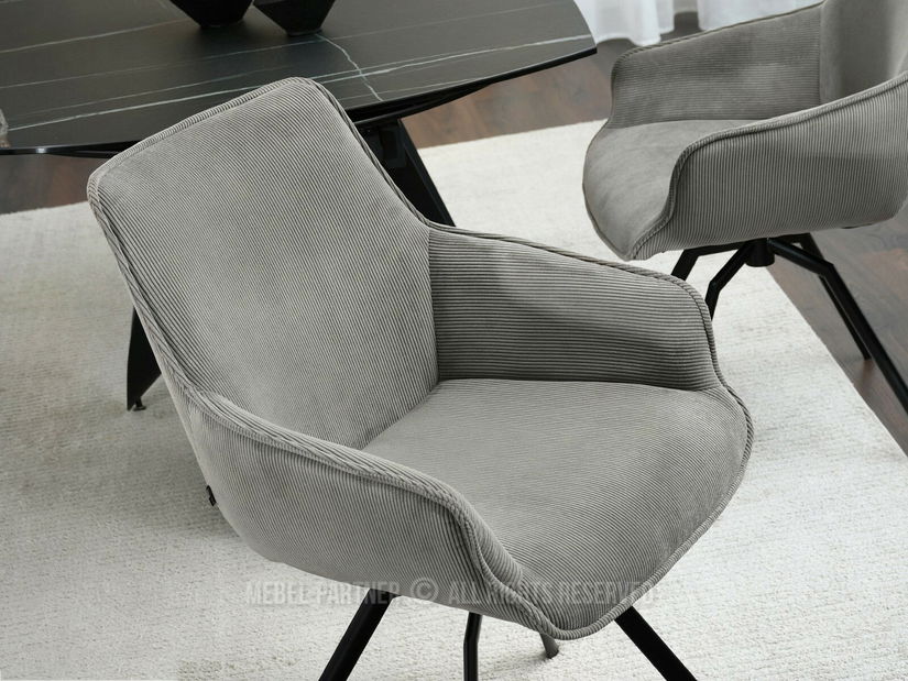 Scaun Liam (gri + negru)